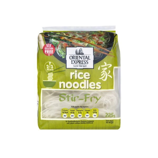 RICE NOODLES ORIENTAL EXPRESS STIR-FRY 225GR