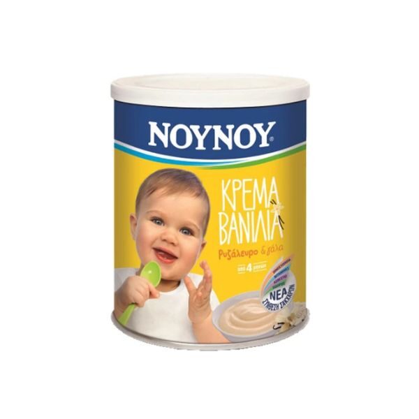 ΚΡΕΜΑ ΒΑΝΙΛΙΑ ΡΥΖΑΛΕΥΡΟ & ΓΑΛΑ ΝΟΥΝΟΥ 350GR