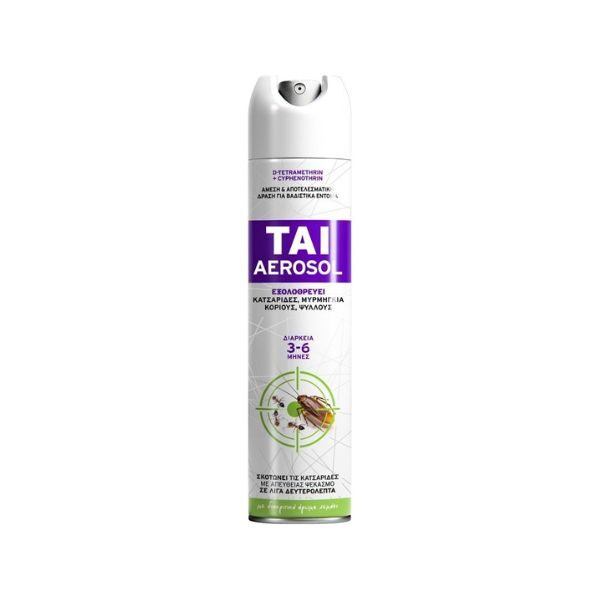 TAI AEROSOL ΓΙΑ ΚΑΤΣΑΡΙΔΕΣ ΚΑΙ ΜΥΡΜΗΓΚΙΑ 300ML