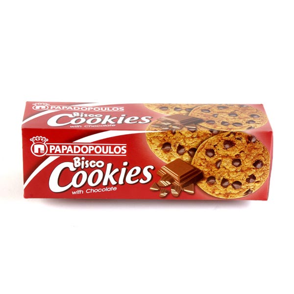 COOKIES ΠΑΠΑΔΟΠΟΥΛΟΥ ΣΟΚΟΛΑΤΑ 180GR