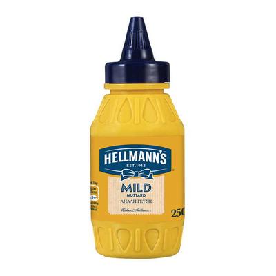 HELLMANNS MILD MUSTARD 250GR