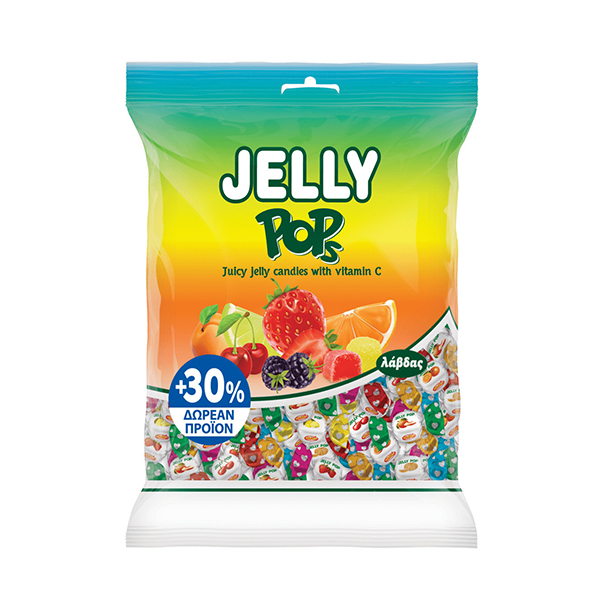 JELLY POPS ΖΕΛΕΔΑΚΙΑ VITAMIN C ΛΑΒΔΑΣ 130GR