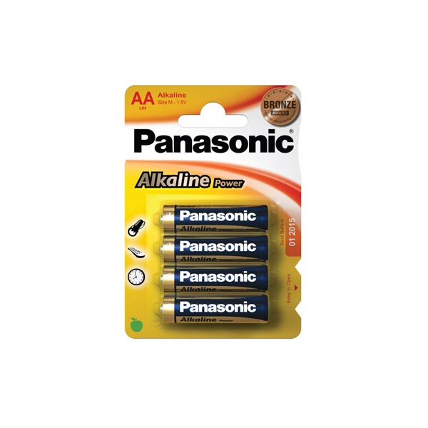 ΜΠΑΤΑΡΙΕΣ PANASONIC ΑΛΚΑΛΙΚΕΣ ΑΑ 4ΤΕΜ