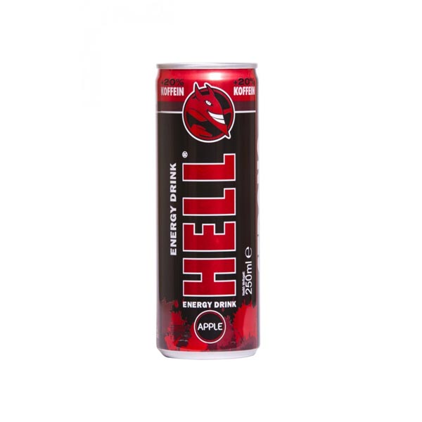 HELL ENERGY DRINK APPLE 250ML