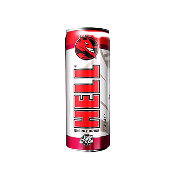 HELL ENERGY DRINK RED GRAPE 250ML