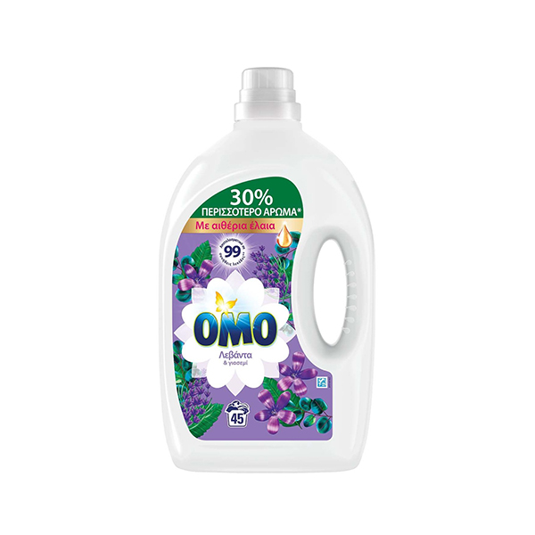 OMO ΥΓΡΟ ΠΛΥΝΤΗΡΙΟΥ 50ΜΕΖ 2,25L ΛΕΒΑΝΤΑ & ΓΙΑΣΕΜΙ