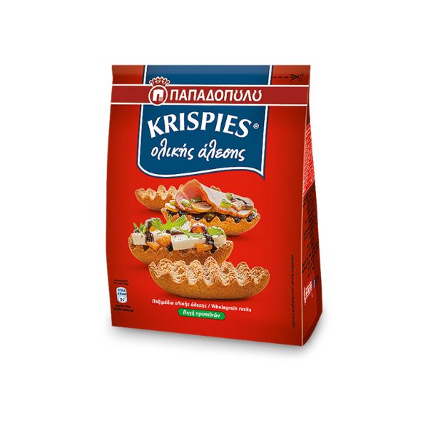 KRISPIES ΟΛΙΚΗΣ ΑΛΕΣΗΣ 200ΓΡ
