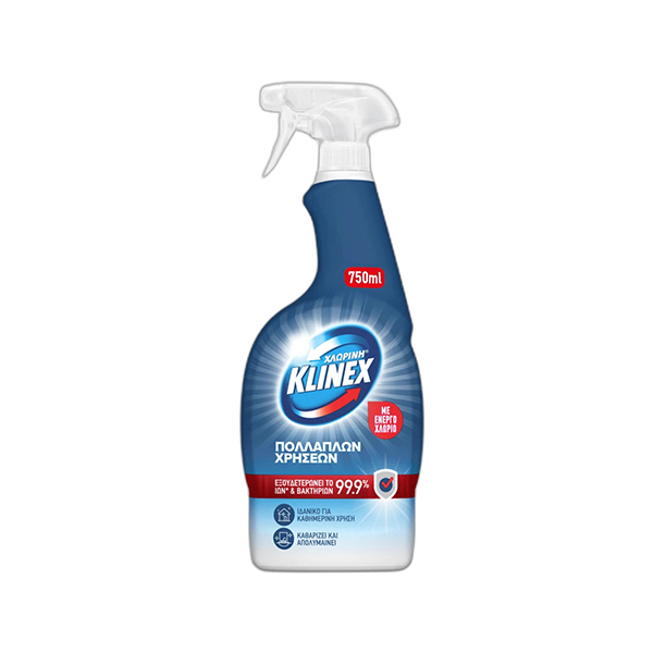 ΧΛΩΡΙΝΗ KLINEX SPRAY ΠΟΛΛΑΠΛΩΝ ΧΡΗΣΕΩΝ 750ML