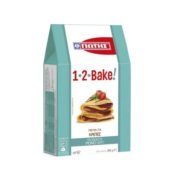 1-2 BAKE ΜΙΓΜΑ ΓΙΑ ΚΡΕΠΕΣ ΓΙΩΤΗΣ 300GR