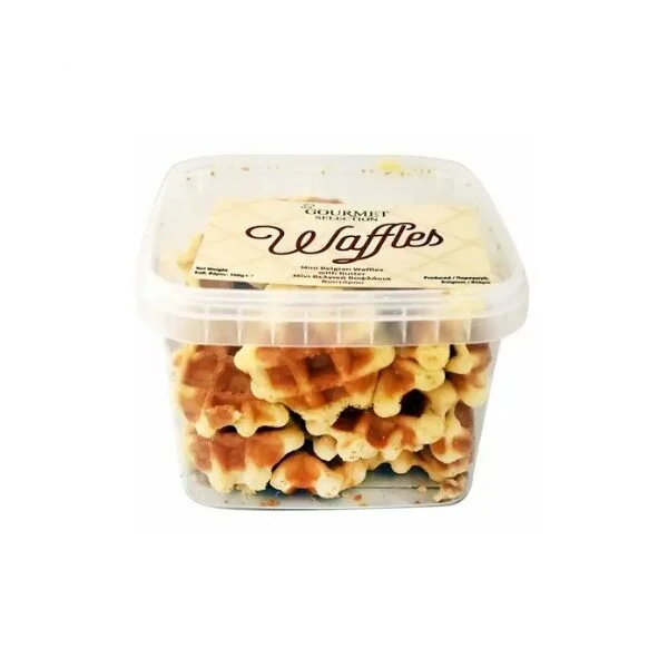 WAFFLES SOFT BITES ΜΙΝΙ ΒΕΛΓΙΚΑ ΒΑΦΛΑΚΙΑ ΒΟΥΤΥΡΟΥ 160GR