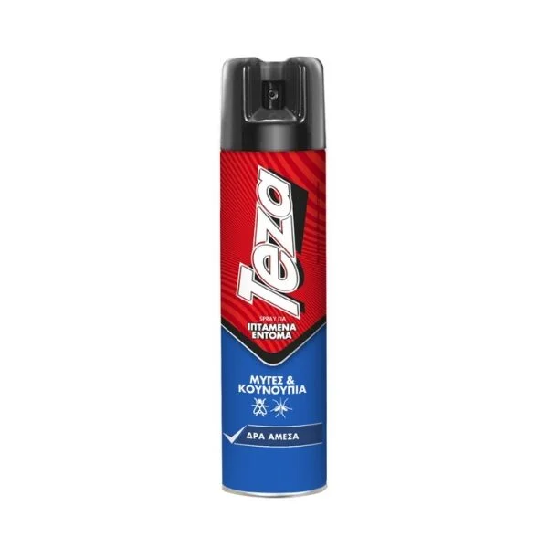 ΤΕΖΑ ΕΝΤΟΜΟΚΤΟΝΟ SPRAY ΓΙΑ ΙΠΤΑΜΕΝΑ ΕΝΤΟΜΑ 300ML