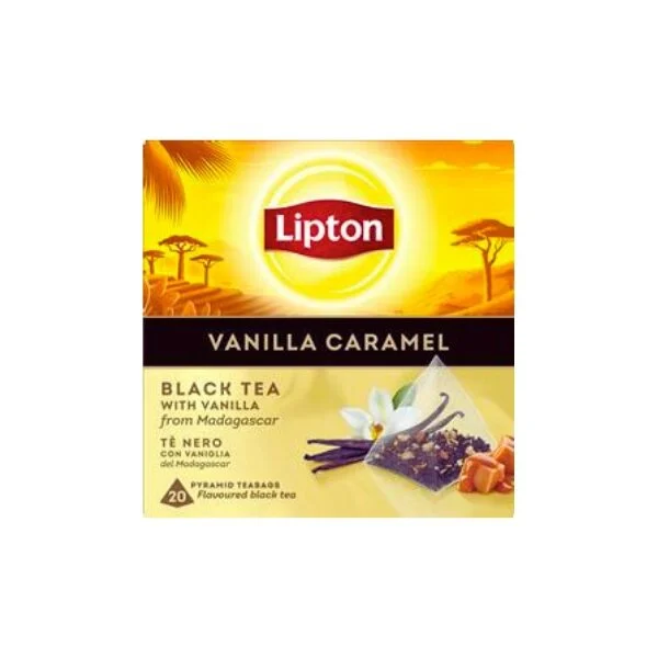 LIPTON ΤΣΑΙ ΒΑΝΙΛΙΑ ΚΑΡΑΜΕΛΑ 20 ΦΑΚΕΛΑΚΙΑ 34GR