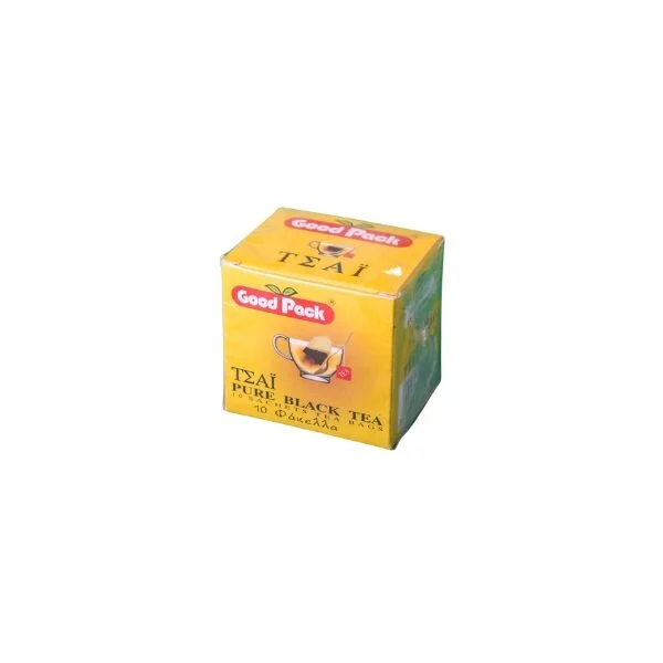GOODPACK ΜΑΥΡΟ ΤΣΑΙ 10 ΦΑΚΕΛΑΚΙΑ 15GR
