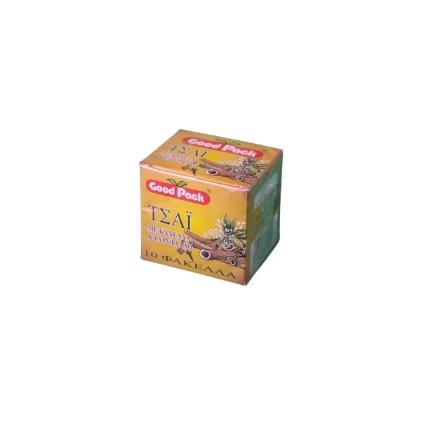 GOODPACK ΤΣΑΙ ΜΕ ΚΑΝΕΛΛΑ & ΓΑΡΥΦΑΛΛΟ 10 ΦΑΚΕΛΑΚΙΑ 15GR