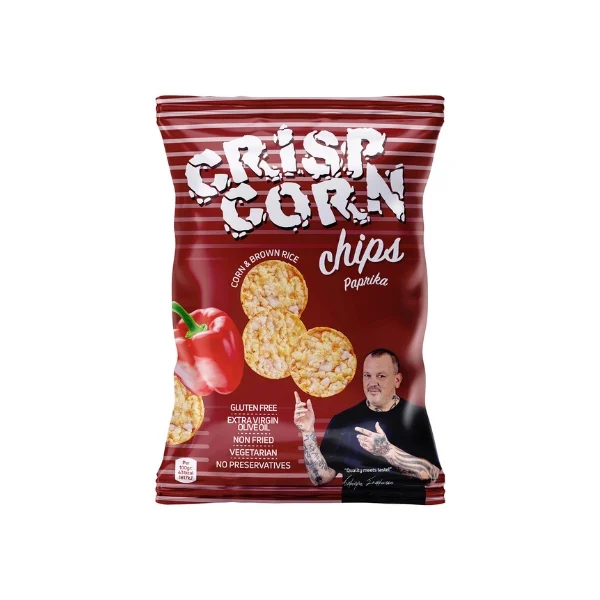 CRISP CORN CHIPS ΠΑΠΡΙΚΑ 60GR