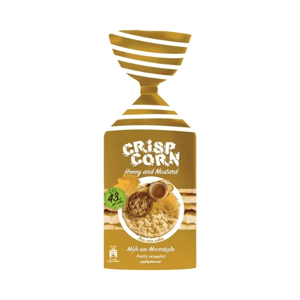 CRISP CORN ΜΕΛΙ & ΜΟΥΣΤΑΡΔΑ 123,5GR