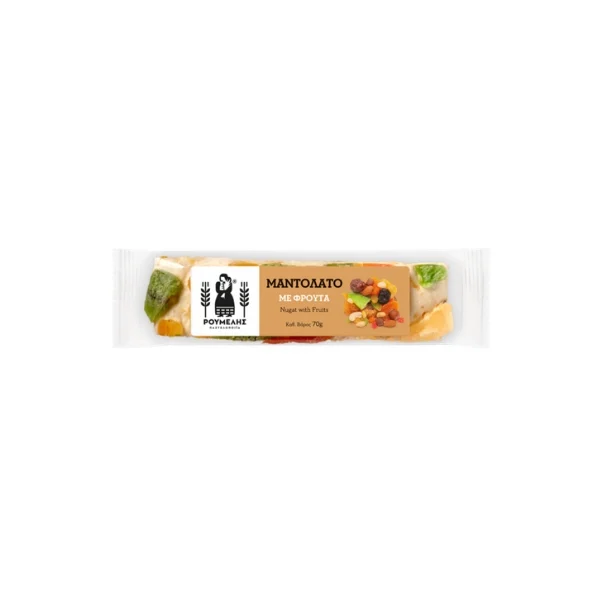 ΜΑΝΤΟΛΑΤΟ ΜΕ ΦΡΟΥΤΑ ΡΟΥΜΕΛΗΣ 70GR