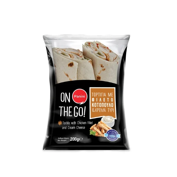 ΤΟΡΤΙΓΙΑ PANINI ΜΕ ΚΟΤΟΠΟΥΛΟ 200GR