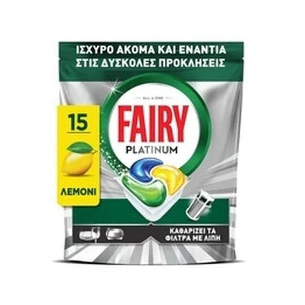 FAIRY PLATINUM 15 ΤΑΜΠΛΕΤΕΣ ΛΕΜΟΝΙ