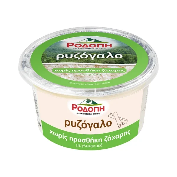 ΡΟΔΟΠΗ ΡΥΖΟΓΑΛΟ ΧΩΡΙΣ ΖΑΧΑΡΗ 160GR