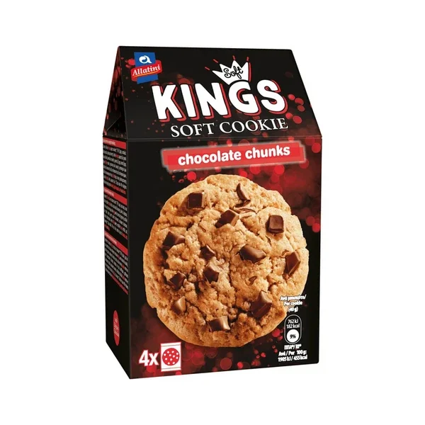 KINGS SOFT COOKIE CHOC CHUNKS ΑΛΛΑΤΙΝΗ 160GR