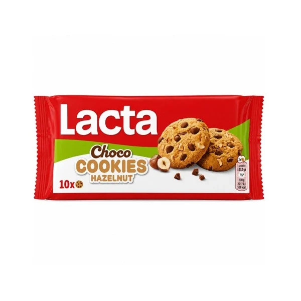 LACTA CHOCO COOKIES HAZELNUT 135GR